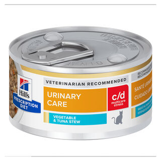 Hill’s Prescription Diet c/d Cuidado Urinario Stress Guisado de Atum lata para gatos
